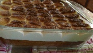 Sweet Potato Bars with Toasted Marshmallows