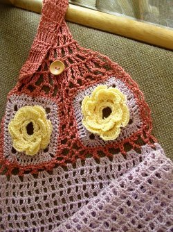 Crocheted Tea Towel