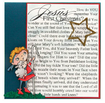 First Christmas Shepherd Card