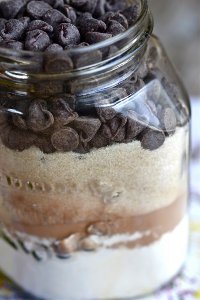 Double Chocolate Chip Cookies-in-a-Jar
