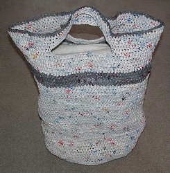 Plarn Laundry Basket Plarn Laundry Basket