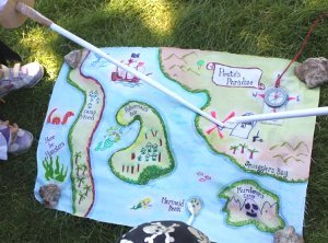 Pirate's Buried Treasure Map