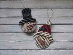 Cardboard Cutout Snowman Ornaments Cardboard Cutout Snowman Ornaments