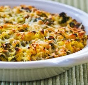 Spaghetti Squash and Chard Gratin