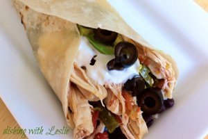 Slow Cooker Chicken Burritos