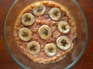 Baked Banana Bread Oatmeal