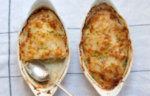 Potato Gratin with Green Chile