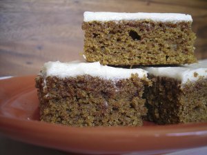 Whole Wheat Pumpkin Squares