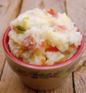 Smoky Mashed Potato Casserole with Bacon