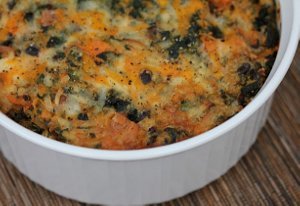 Black Bean and Sweet Potato Casserole