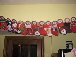 Countdown Stockings Advent Calendar