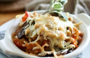 Oven Baked Acorn Squash Gratin