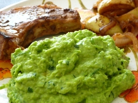 The Best Mashed Peas