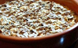 Marsala Chicken, Mushroom, and Rice Bake