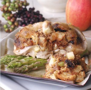 Apple Fig Stuffed Chicken Breasts