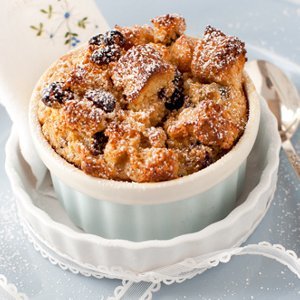 Rum-Raisin Bread Pudding