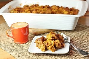 Perfect Pumpkin Bread Pudding