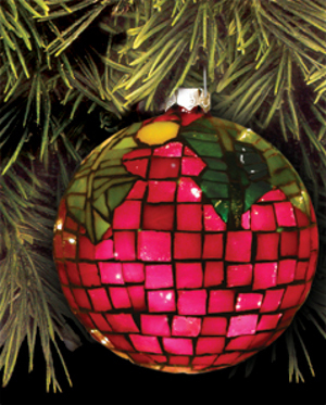 Ruby Red Globe Ornament