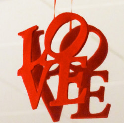 Robert Indiana FELT the LOVE Craft