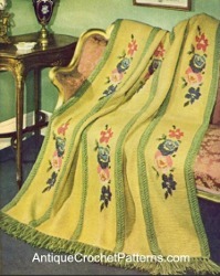 Olive Rose Afghan Olive Rose Afghan