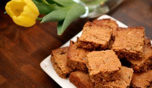 Peanut Butter Date Blondies