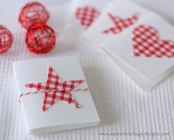 Gingham Gift Card Holder