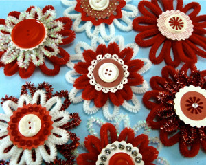 Festive Flower Ornaments