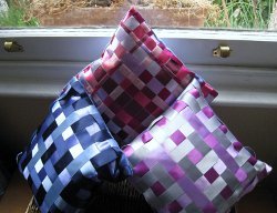 Woven Ribbon Pillow