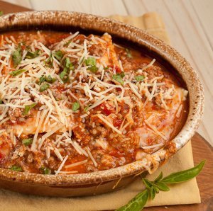 Easy Cheesy Ravioli Bake