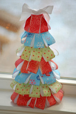 Mess Free Paper Christmas Trees