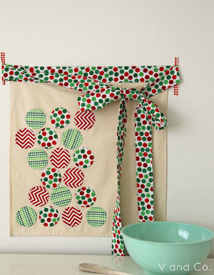 Homemade Christmas Apron Homemade Christmas Apron