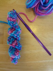 Crocheted Curlicue