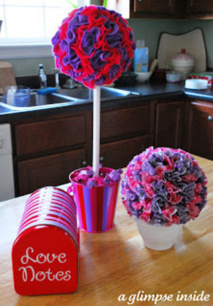 Totally Topiary Valentine's Decor