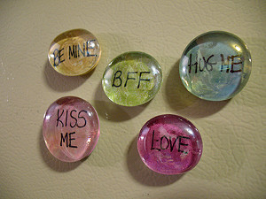 Conversation Heart Magnets