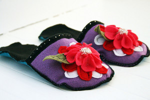 DIY Felt Slippers