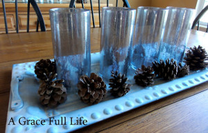 Winter Candle Holders