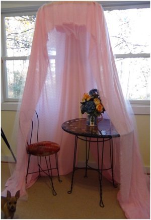 How To Make A Quick, No Sew, Easy Canopy For Your Princess