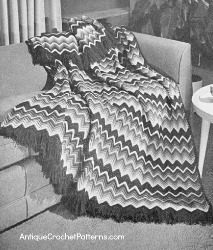 Horizon Striped Afghan Horizon Striped Afghan
