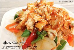 Slow Cooker Sweet and Sour Lemonade Chicken