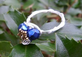 Silent Night Wire Wrapped Ring