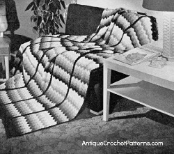 Sea Shell Afghan from the 1940s