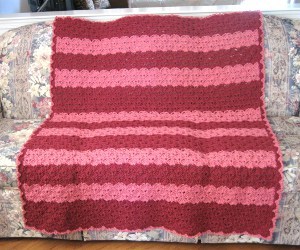 Rosy Red Throw