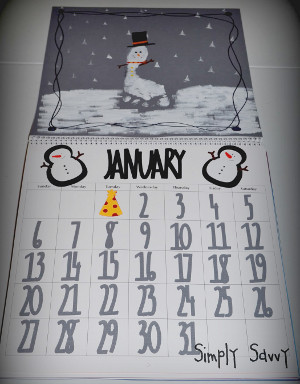 Kid's Prints Calendar