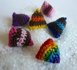 Easy Crochet Gratitude Stones