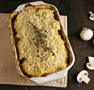 Mushroom and Lentil Pot Pies