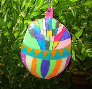 Shrinky Dink Ornaments for Kids