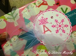 Embellished Holiday Gift Wrap