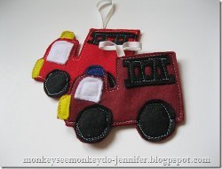 Fire Truck Ornament