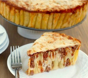 Three Cheese Rigatoni Pie