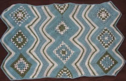 Rippled Granny Throw